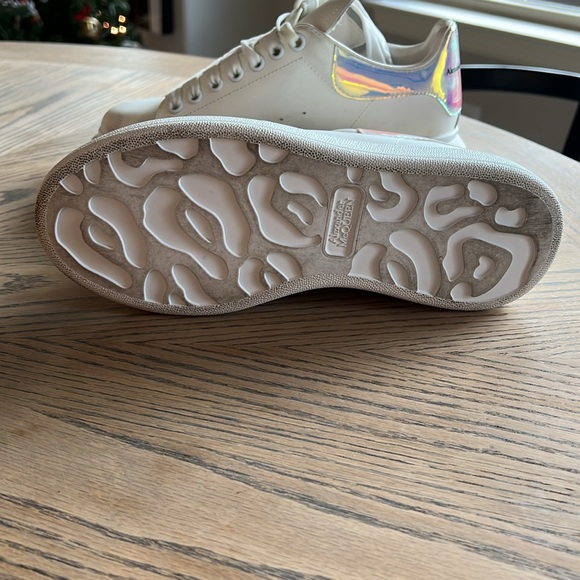Alexander McQueen White Platform Sneakers 38 - Picture 3 of 5